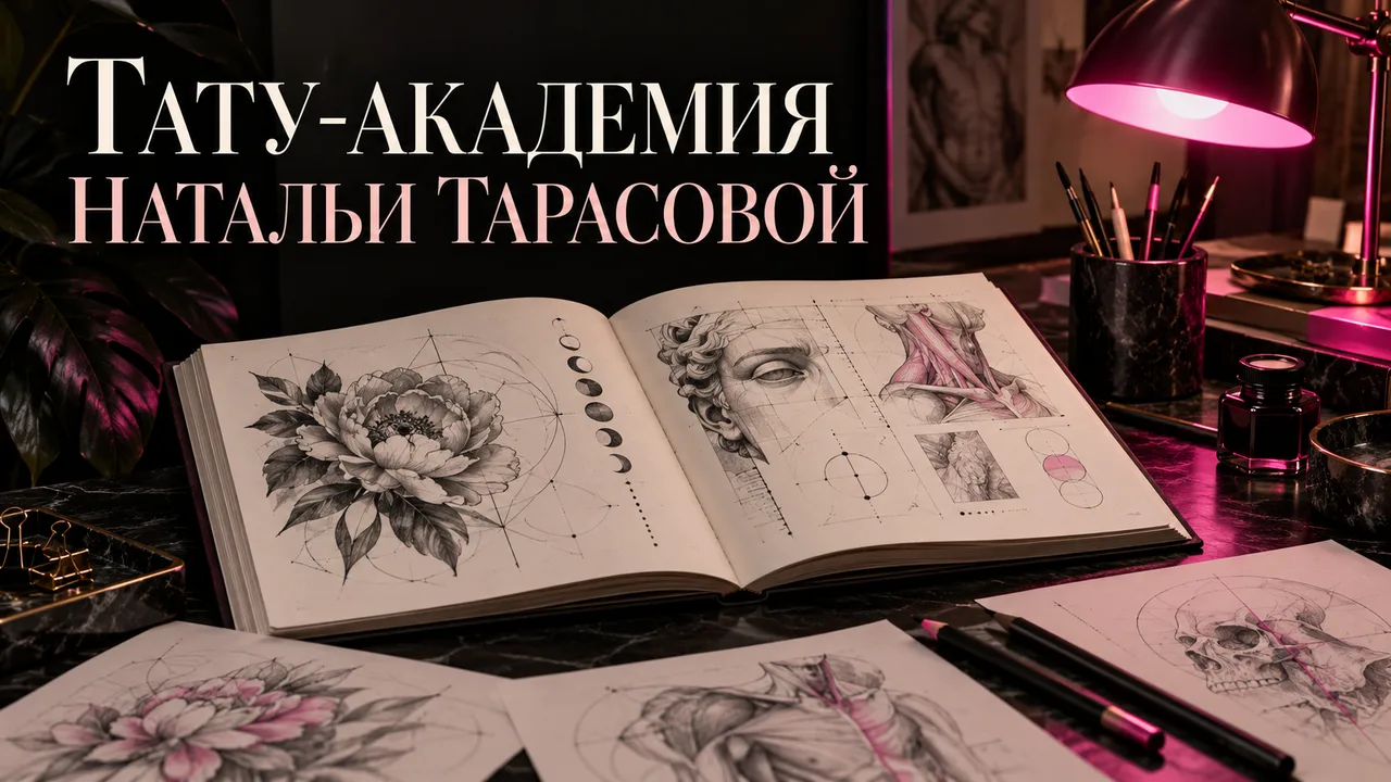 Как стать тату-мастером: путь от интереса к самостоятельной работе — иллюстрация тату-академии Натальи Тарасовой